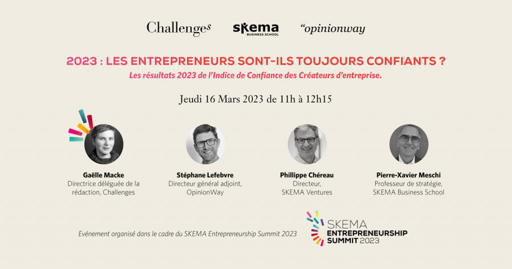 Programme du SKEMA Entrepreneurship Summit - matin 11h10